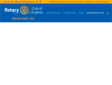 Tablet Screenshot of eugenerotary.org